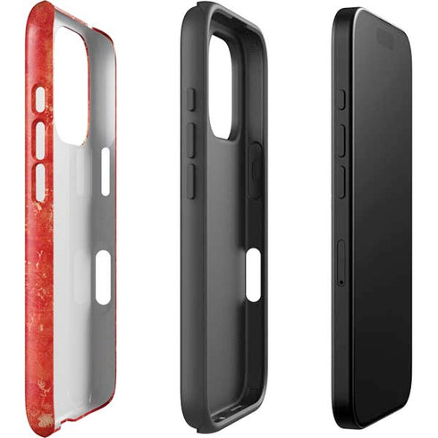 Keep Calm and Carry On Distressed iPhone 16 Pro Impact Case